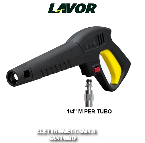 PISTOLA HOBBY PER IDROPULITRICE AD ACQUA FREDDA LAVOR WASH ATTACCO RAPIDO 1/4 M