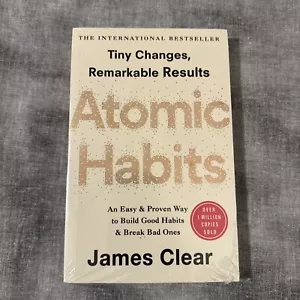 Atomic Habits by James Clear (U.K. Import Trade Paperback) FREE SHIPPING - Picture 1 of 2