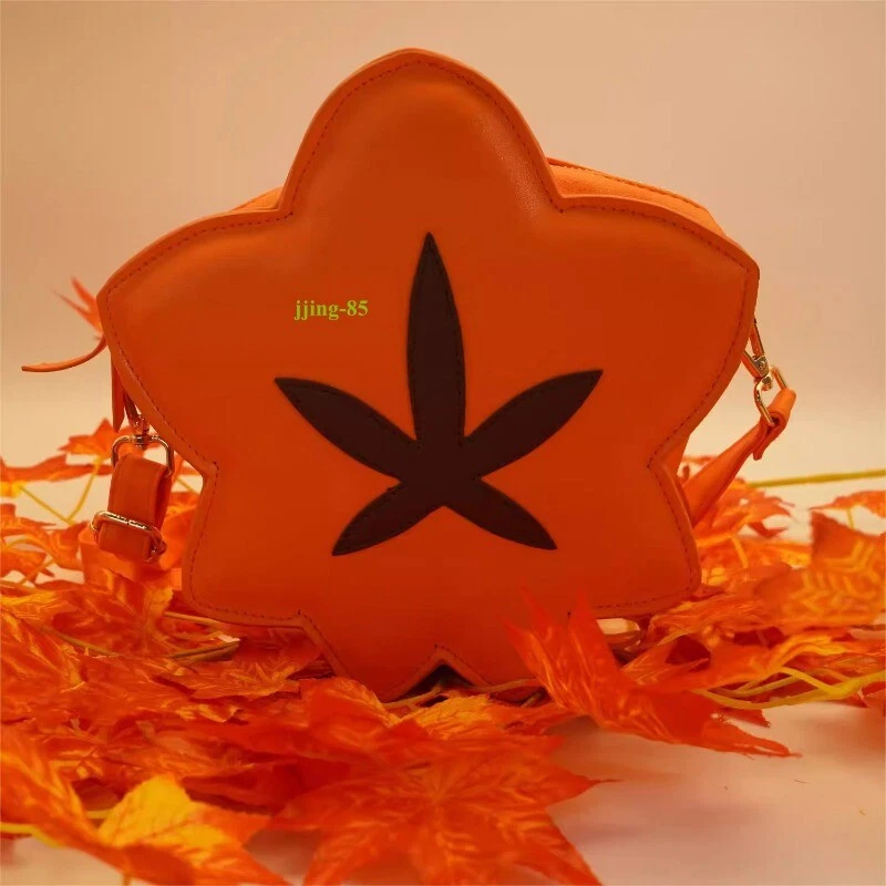 Anime Game Animal Crossing Maple Leaf Sakura Crossbody Women's Bags Handbags New - Image 1 of 4