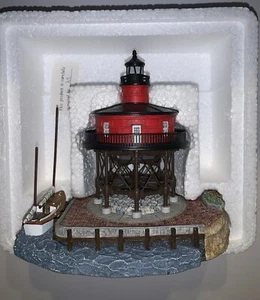 Harbor Lights Seven Foot Knoll MD 1999 Faro 521 Sociedad de Coleccionistas Nuevo en Caja N - Imagen 1 de 11