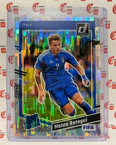 MATEO RETEGUI /349 Rated Rookie SILVER PRIZM 2023-24 Panini Donruss ITALY 187 SP - Picture 1 of 3