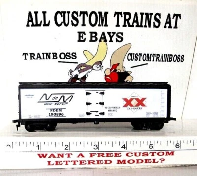 HO SCALE CUSTOM LETTERED NATIONAL MEXICAN RAIL REEFER 🥑🥑🥑🥑 - Image 1 of 4