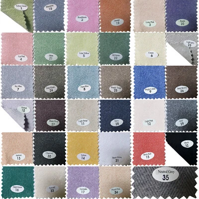 Vintage Herringbone Stripe Heavy 5s Cotton Fabric Upholstery Curtain Seats 58"w - Image 1 of 2