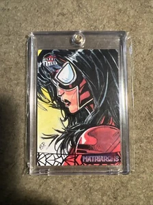 Spider-woman Sketch by Bete Rodrigues 1/1 2024 UD Matriarchs of Marvel - Picture 1 of 2