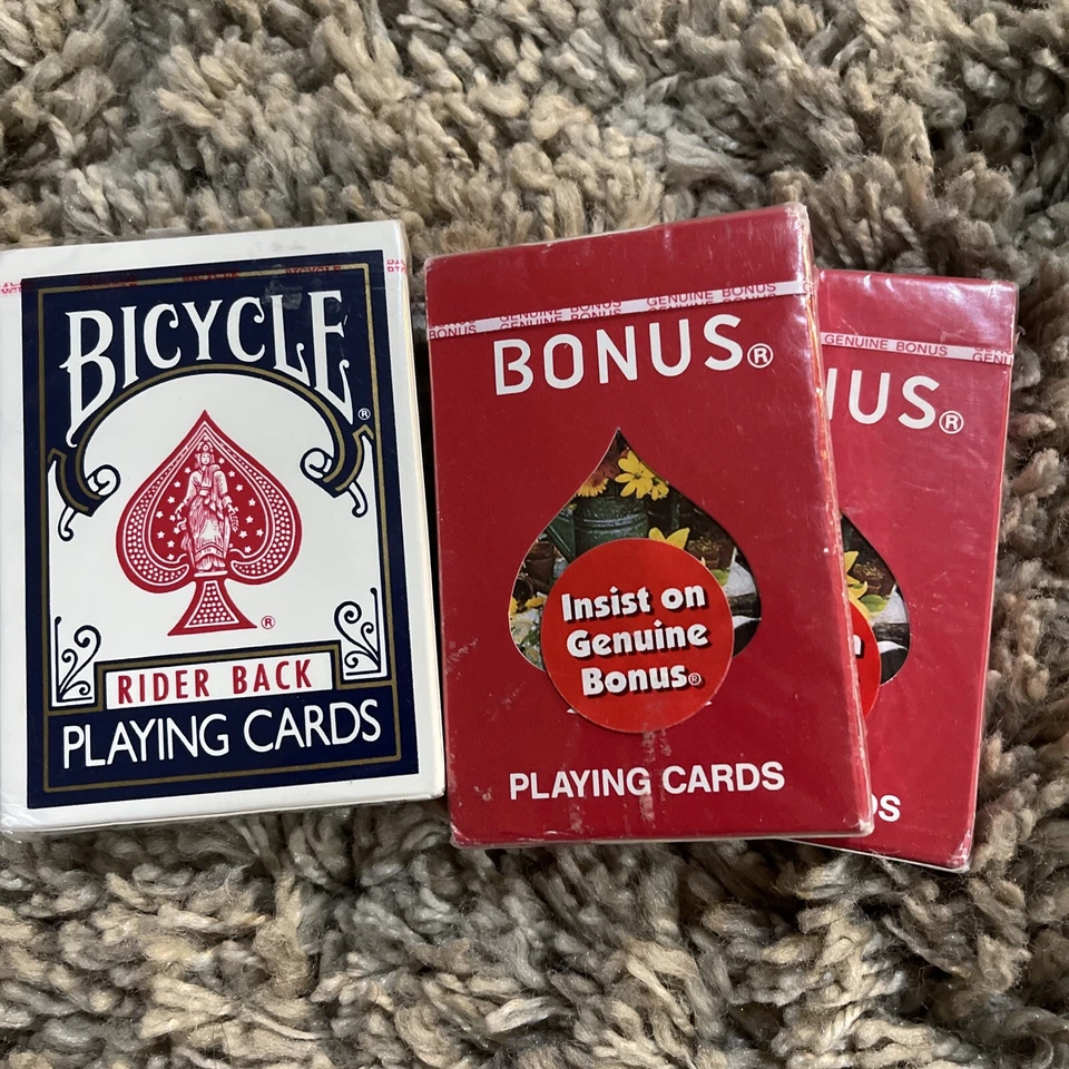 Bonus Tigers Lions Playing Cards Genuine Blue Pack Air Cushion Finish