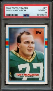 FB - 1989 Topps Traded - #2T - Tony Mandarich - PSA 10 - GEM MT - Picture 1 of 2
