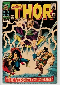 The Mighty THOR #129 • 1966 • Vintage Marvel 10d • 1st SA App of Ares / Harokin - Picture 1 of 2