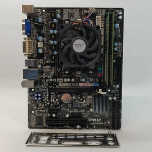 Biostar Hi-Fi A75S3 FM2 Motherboard AMD A8-5600K Quad Core 3.6-3.9GHz 8GB DDR3 - Bild 1 von 11