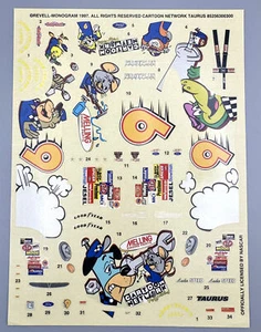 REVELL MONOGRAM #85-2563 NASCAR #9 CARTOON NETWORK FORD CAR MODEL DECALS #D22 - Picture 1 of 3