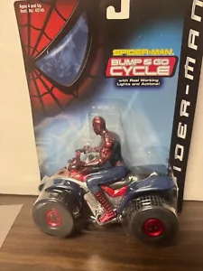 Spider-Man Bump And Go Quad Cycle with Real Lights Marvel Toy Biz - Picture 1 of 2