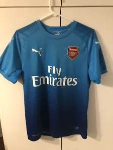 Emirates Arsenal Jersey Puma mens size small blue - Picture 1 of 4
