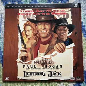 Lightning Jack (1994) Laserdisc Widescreen-Tested Paul Hogan Cuba Gooding Jr - Picture 1 of 2