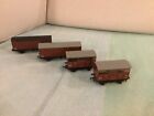 Rake Of  4 Hornby Dublo By Meccano 00 Gauge 8 + 10 Ton Box Cars  Unboxed
