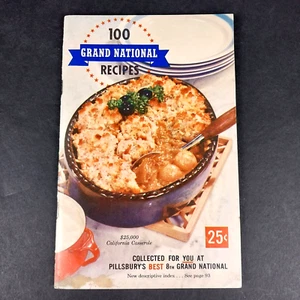 Vintage 1956 Pillsbury's 9th Grand National Cookbook 100 Recipes Booklet - Picture 1 of 6
