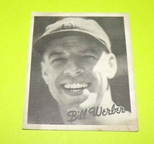 1936 Goudey Gum Company Bill Werber Baseball Card (Boston Red Sox)
