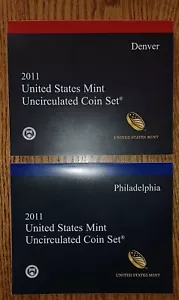 2011 US Mint Set 28 Coin Uncirculated Set Complete Philadelphia & Denver W/ OGP - Picture 1 of 4