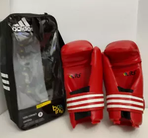 Adidas Boxing OPEN Gloves SEMI CONTACT Red Size SMALL - Picture 1 of 14