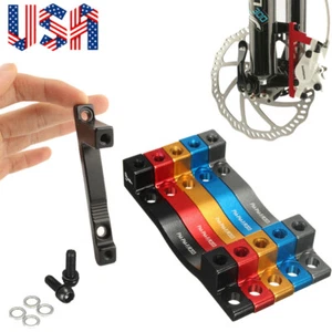 Disc Brake Adapter MTB Bike 180/203mm Front Rear Rotor Bracket Post Aluminum US - Picture 1 of 14