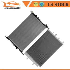 Radiator And AC Condenser Fits 2015 2016 2017 2018 2019 Ford Transit-350 - Picture 1 of 11