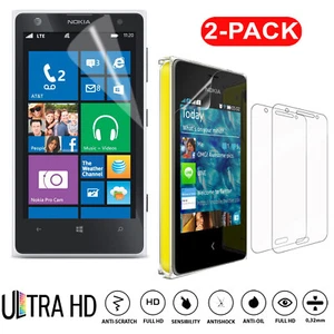 2X Screen Protector For Nokia Lumia 1520 1320 1020 925 830 800 730 630 625 535 - Picture 1 of 4