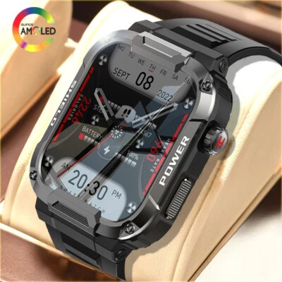 Smart Watch Men Military Quality Outdoor Waterproof Anti Falling Anti Pressure - Image 1 of 4