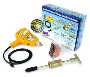 H&S Autoshot 4550 Uni-Spotter Stud Welding Starter Plus Kit Brand New! - Foto 1 di 1