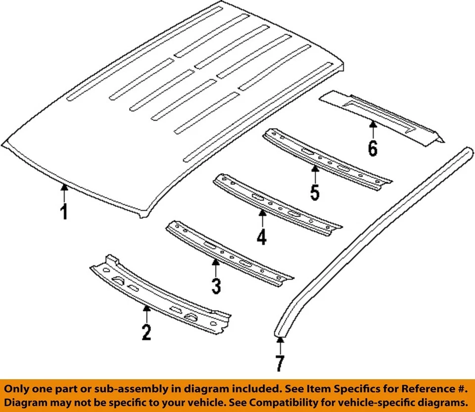 Jeep CHRYSLER OEM 11-15 Grand Cherokee-Roof Weather Strip Left 55079291AD Foto 1 de 1