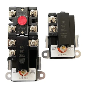 UPPER &LOWER THERMOSTAT 4 2 ELEMENT ELECTRIC WATER HEATER- KIT 2PCS. - Picture 1 of 4