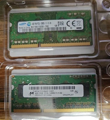 8GB PC3-12800 (DDR3-1600) - Samsung M471B5173EB0-YK0 + Micron MT8KTF51264HZ1G6E1 - Image 1 of 3