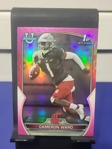 Cameron "Cam" Ward 2022 Bowman U Chrome 1st Pink Refractor #34 Rookie RC - Bild 1 von 2