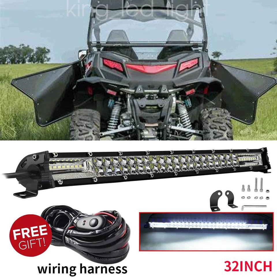 32-дюймовая комбинированная светодиодная прожекторная полоса для внедорожников вездеходов CFMOTO ZForce 400/500/600/800/1000 - Изображение 1 из 4