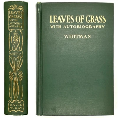 WHITMAN, Walt "Leaves of Grass" [David McKay, 1900] - Image 1 of 4