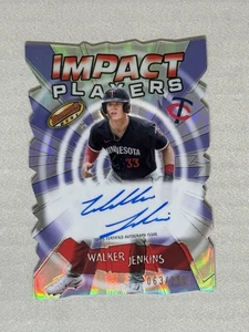 Walker Jenkins 2024 Bowman's Best #IPA-WJ Auto Minnesota Twins - Picture 1 of 2