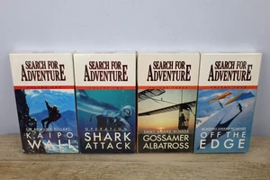 Set of 4 Search For Adventure VHS Kaipo Wall, Operation Shark Attack - Imagen 1 de 9