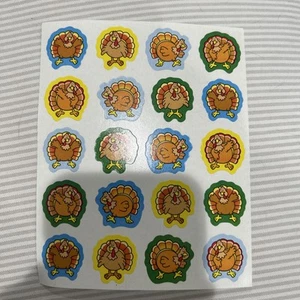 Hoja de pegatinas Carson Dellosa pavos  - Imagen 1 de 2