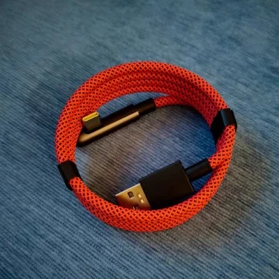 Original OnePlus USB-A to Type-C 10A Gaming Fast Charging Data Cable (DL157)-Red - Image 1 of 4