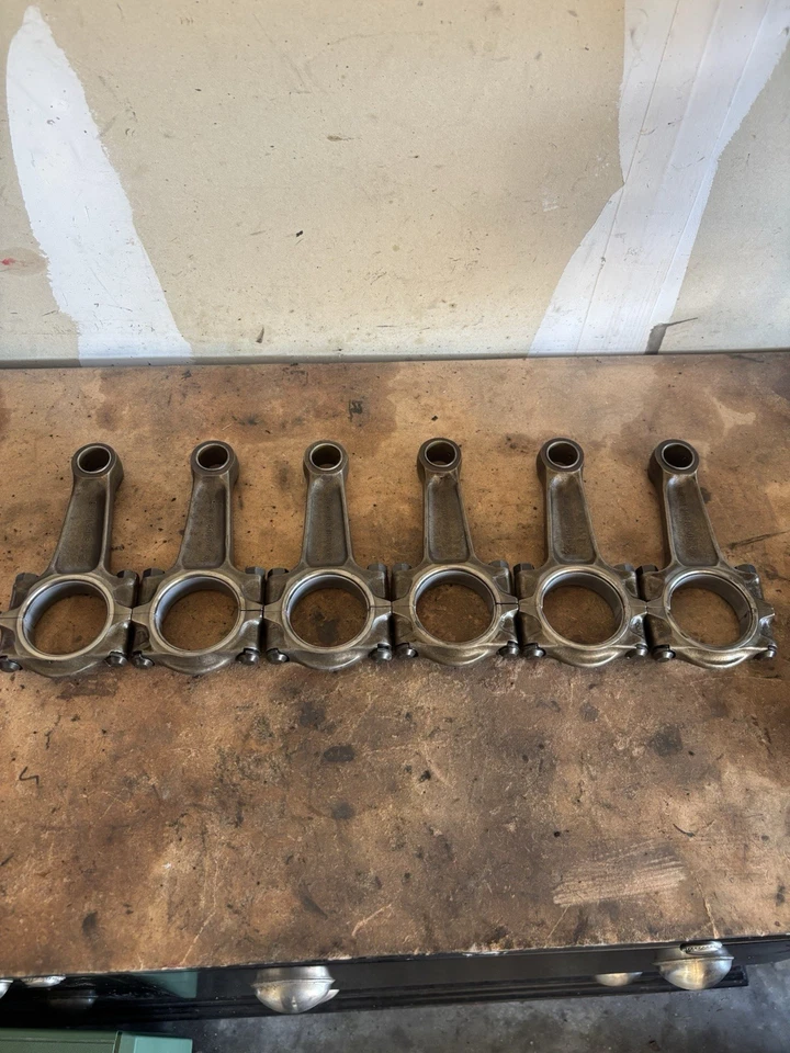 JUEGO DE 6 BIELAS ORIGINALES PORSCHE 911 930 1972-77 690g #5 usadas a juego Foto 1 de 2