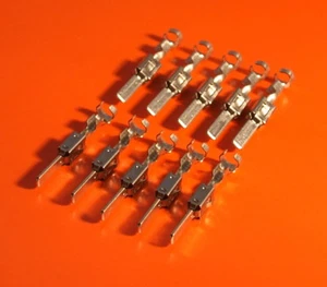 10 x Male Junior Power Timer Contacts - Genuine TE Part . Part No. 1-963748-1 - Picture 1 of 2