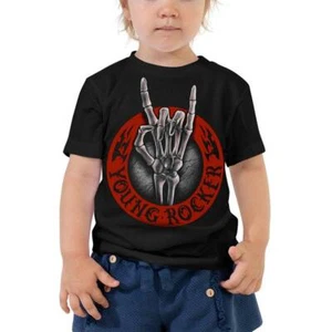 Young Rocker Black Kids T-Shirt - Bild 1 von 9
