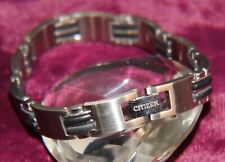 Citizen Stainless Steel With Black 9" Bracelet
