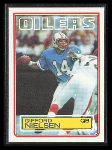 Gifford Nielsen 1983 Topps #279  Houston Oilers