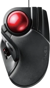 Mouse ELECOM Trackball con cable 8 botones M-HT1URBK negro - Imagen 1 de 5