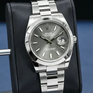 Rolex Datejust 126300 41mm Silver Dial Oyster 2020 Box & Papers - Picture 1 of 10