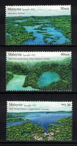 MALAYSIA 2023 SEEN VON MALAYSIA COMP. 3er SET BRIEFMARKEN NEUWERTIG UNBENUTZTER ZUSTAND - Bild 1 von 3