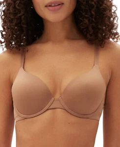 gap Body Women's Everyday Essentials T-Shirt Bra Brush Beige Brown 36D - Picture 1 of 6
