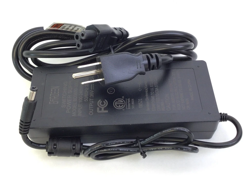 Adaptador CA 418190 cabo de fonte de alimentação elíptica NordicTrack COMM S15I S22I - Imagem 1 de 2