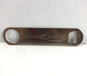 Bud Light Vintage Metal Double Ended Bottle Opener - Picture 1 of 5