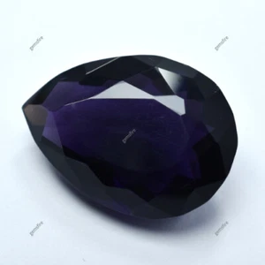 Piedra preciosa suelta púrpura amatista natural corte pera 57,50 quilates AA+ CERTIFICADA - Imagen 1 de 9