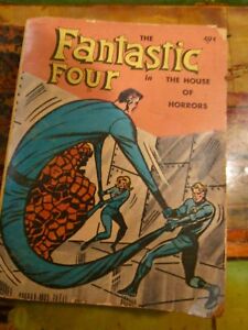 Fantastic Four In The House of Horrors Comic A Big Little Book Whitman 1968