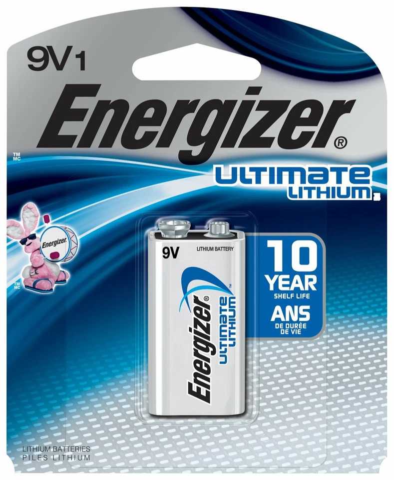 9V Energizer Ultimate Lithium 9V LA522 Battery  - Image 1 of 1